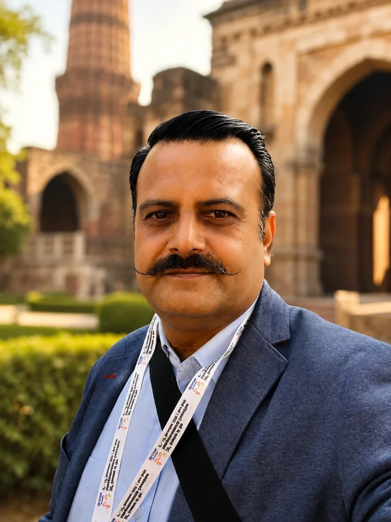 Government Licensed Qutub Minar Tour Guide Pravin Pandey Mehrauli Delhi